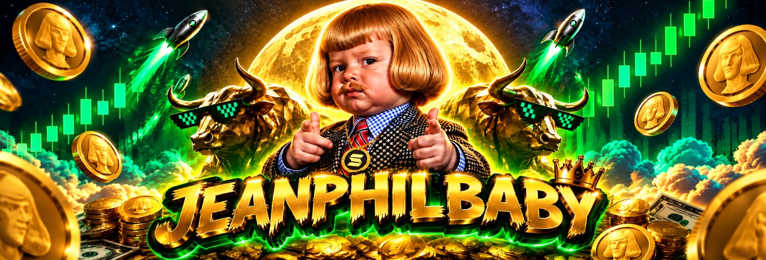 JEANPHILLBABY meme coin banner